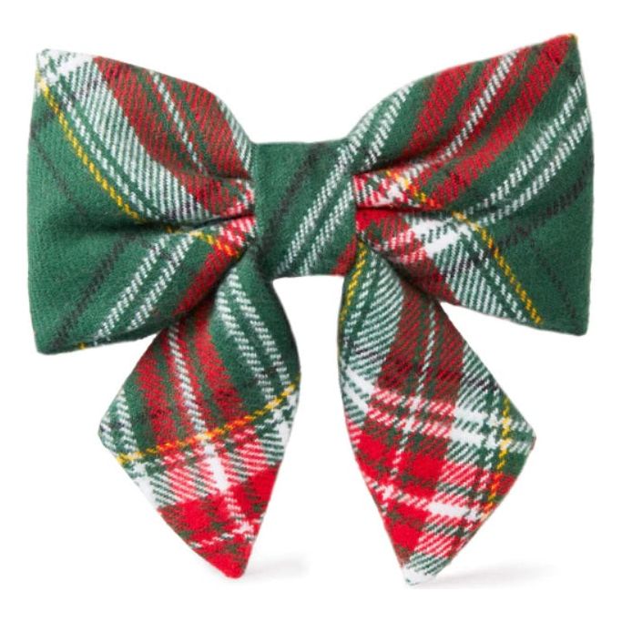 The Foggy Dog - Holly Jolly Flannel Lady Bow Tie