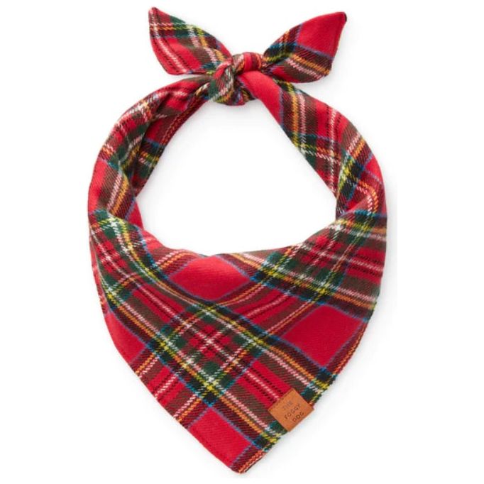 The Foggy Dog - Tartan Plaid Flannel Bandana