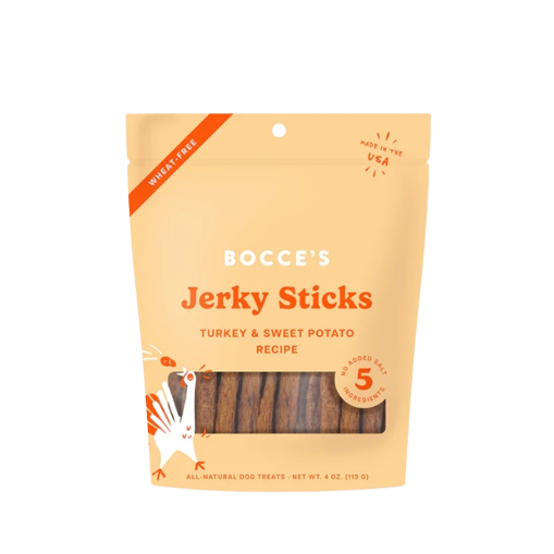 Bocce&#39;s Bakery Grazers - Turkey &amp; Sweet Potato Jerky