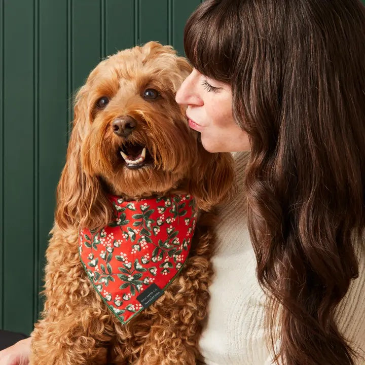 The Foggy Dog - Rifle Paper Co. x TFD Mistletoe Dog Bandana