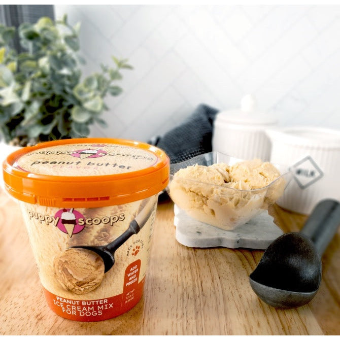 Puppy Scoops - Peanut Butter Ice Cream Mix for Dogs