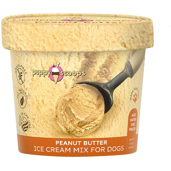 Puppy Scoops - Peanut Butter Ice Cream Mix for Dogs