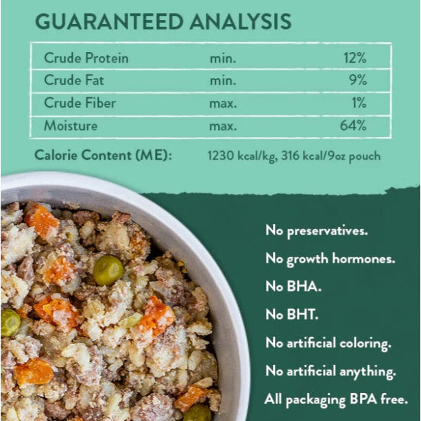 Portland Pet Food Company - Gluten Free Rosie's Beef N' Rice Meal