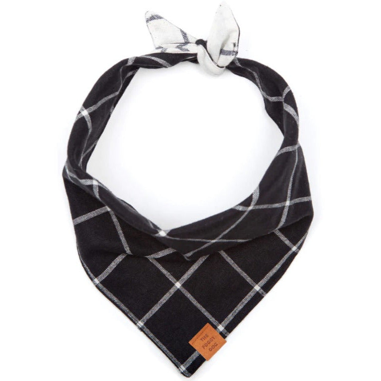 The Foggy Dog - Windowpane Check Bandana