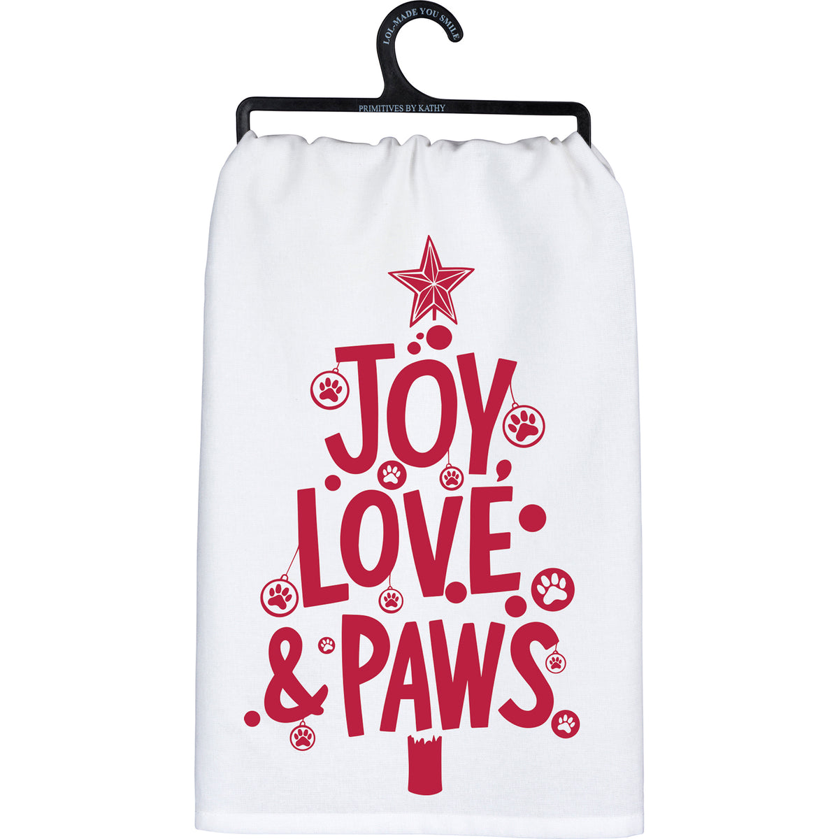 Primitives by Kathy - Joy Love &amp; Paws Dish Towel