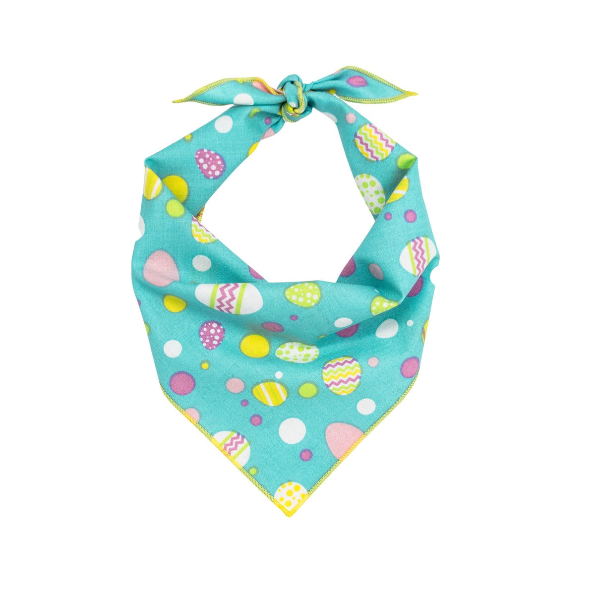 Paisley Paw Designs - Teal Easter Eggs Bandana