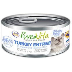 PureVita - Grain Free Turkey &amp; Turkey Liver Cat Food