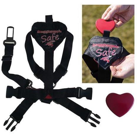 Animated Heart goes inside of Safety/Travel Harness