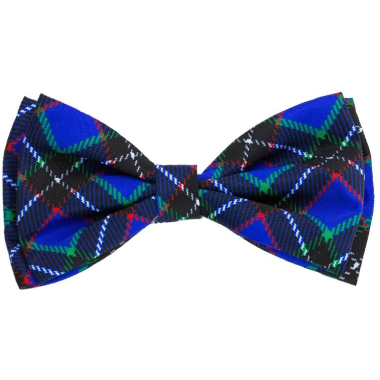 Huxley &amp; Kent - Blueberry Plaid Bow Tie