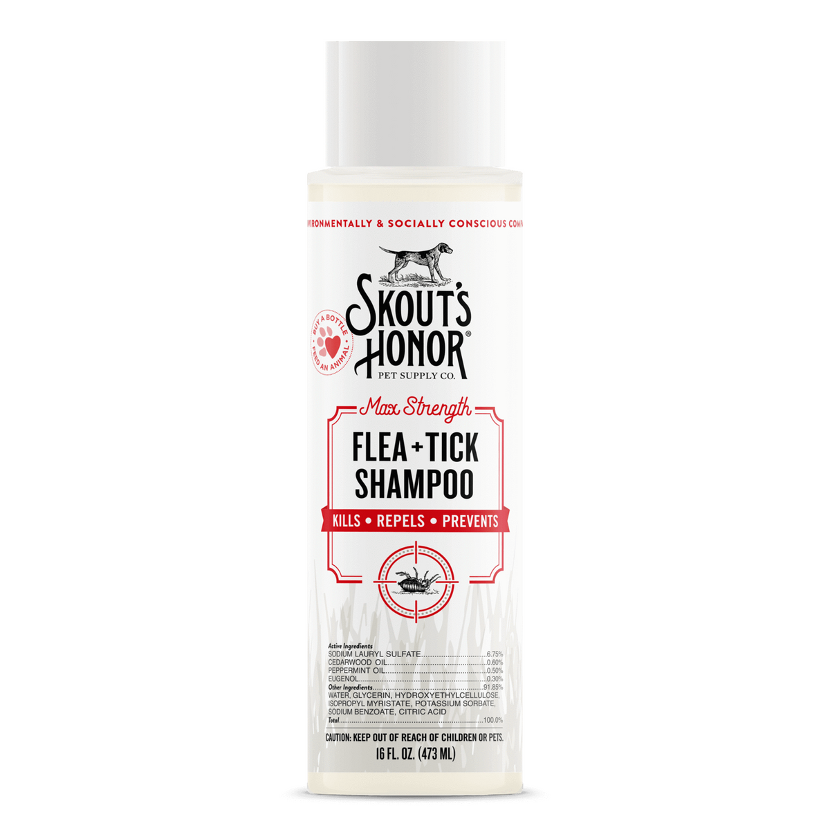 Skout&#39;s Honor - Flea and Tick Dog Shampoo