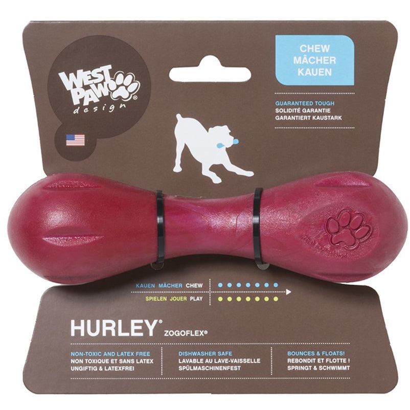 West Paw Zogoflex Mini Aqua Hurley dog toy