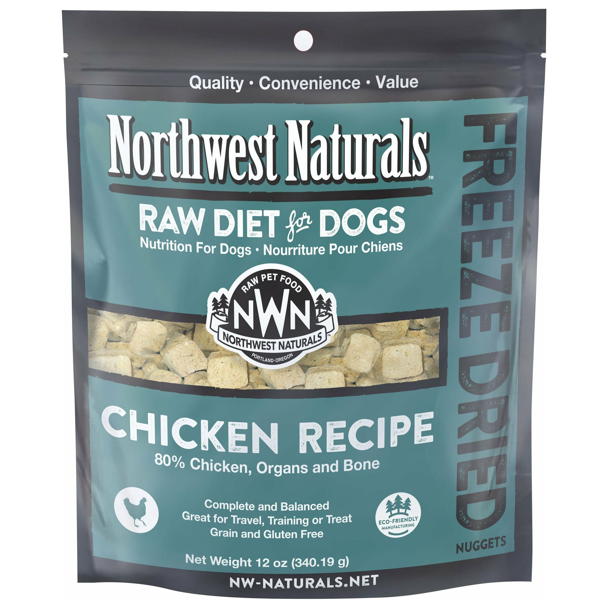 Northwest Naturals - Freeze Dried Nuggets for Dogs 12oz