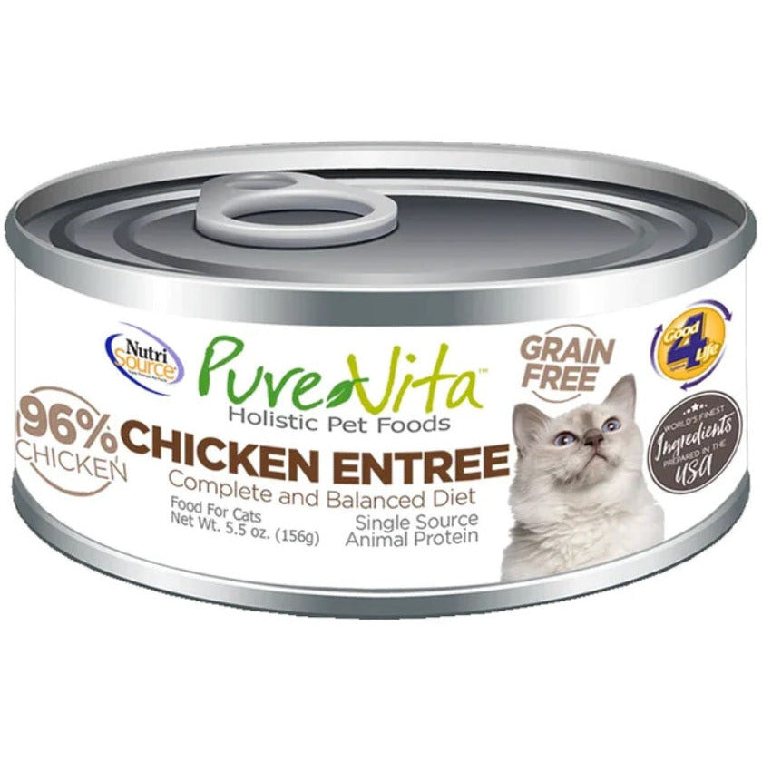 PureVita - Grain Free Chicken &amp; Chicken  Liver Cat Food