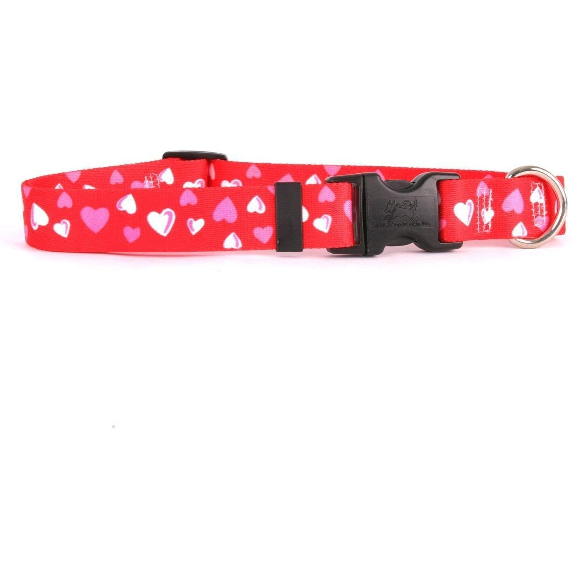 Yellow Dog Design - Red Hearts Collar