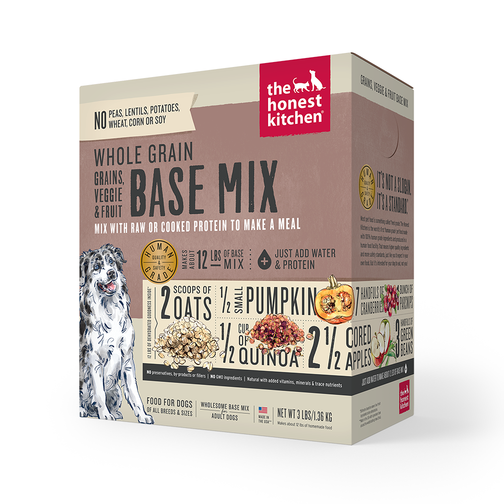 The Honest Kitchen Whole Grain Veggie Fruit Base Mix Dog