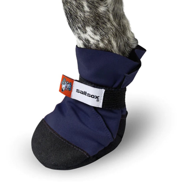 SaltSox - Winter Dog Boots, Winter Night Blue