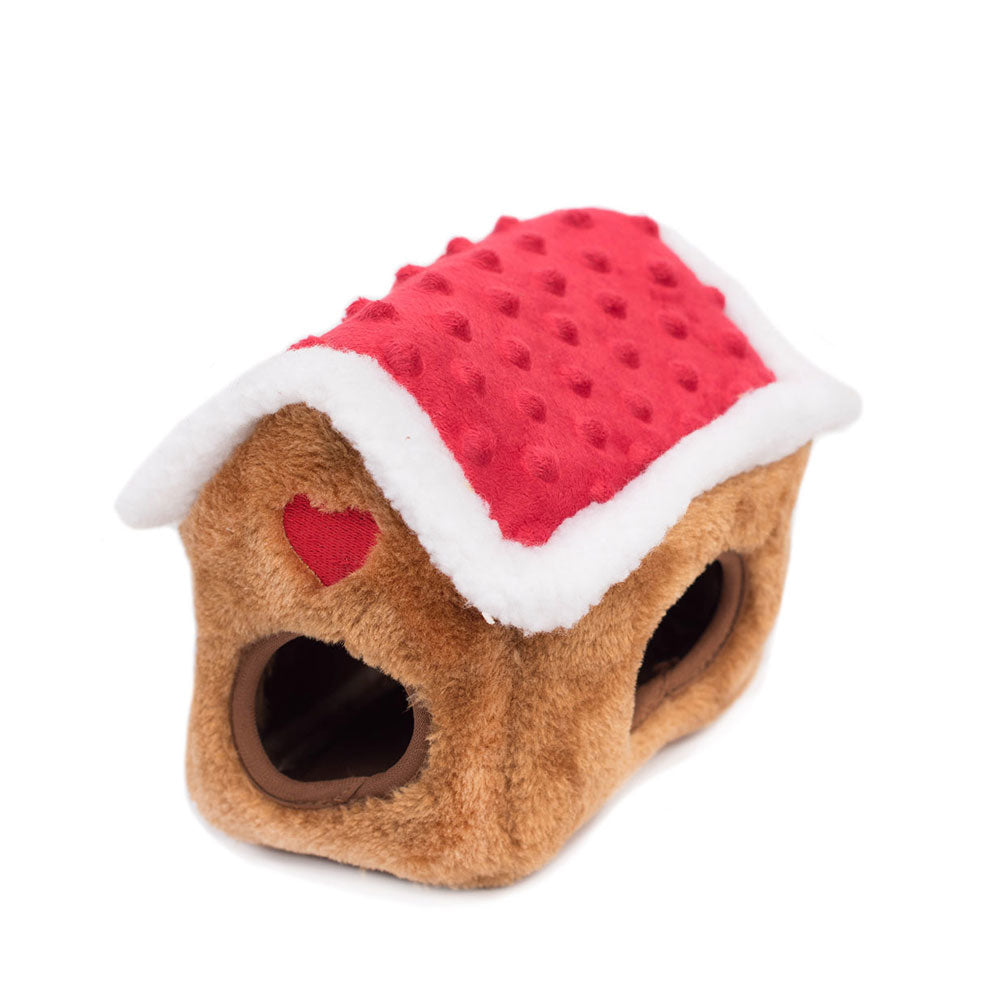 ZippyPaws - Gingerbread House Burrow