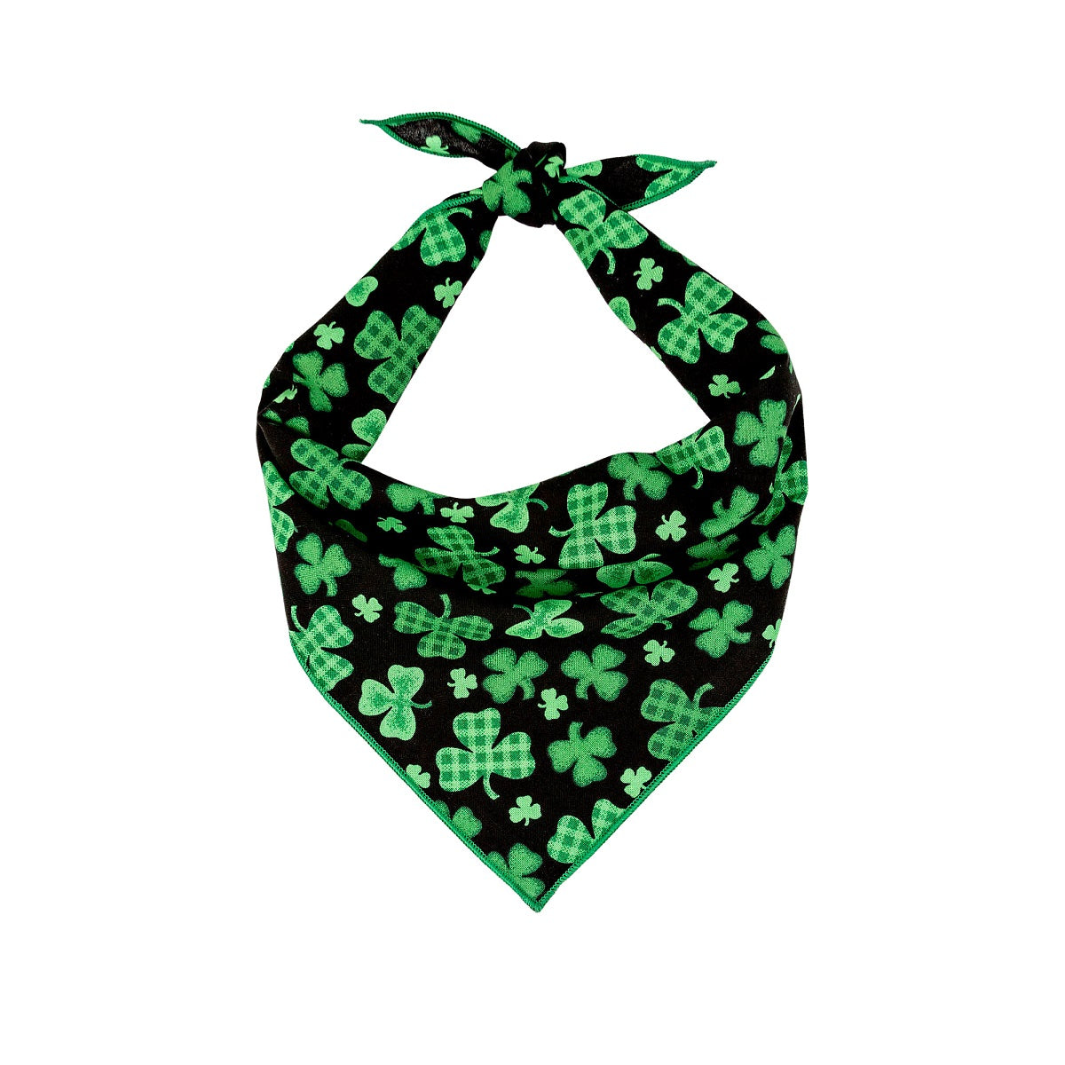 St. Patricks Day Dog Bandana, Shamrock Dog Bandana, Tie-on Bandana,  Personalized Dog Bandana, Pot of Gold, Bizzymamas 