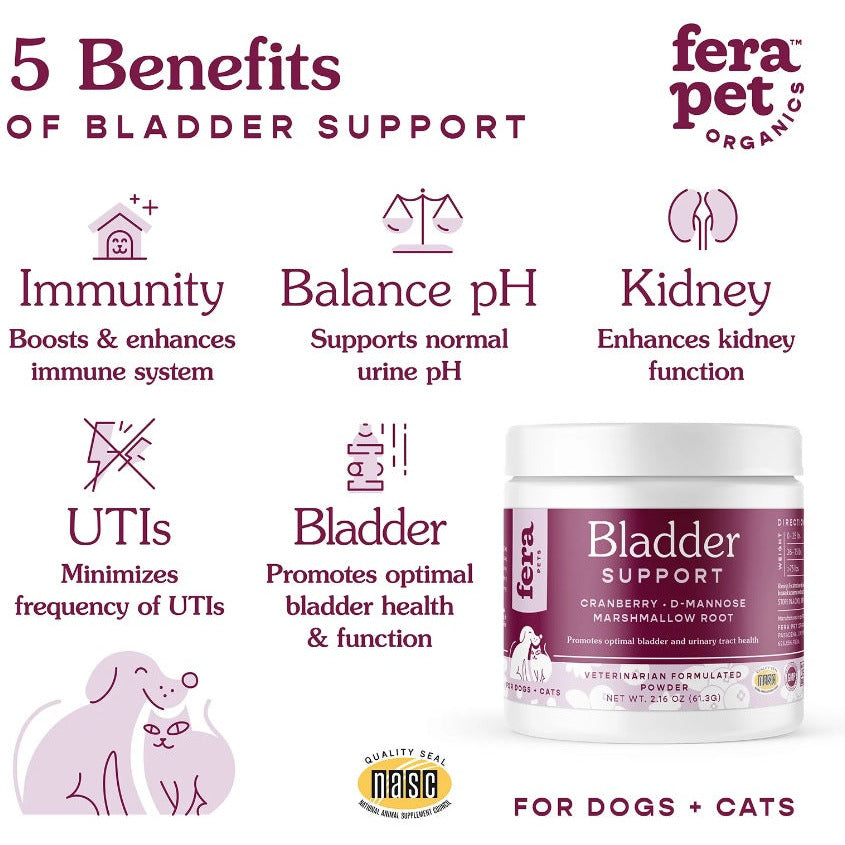 Fera Pet Organics - Bladder Support for Dogs and Cats