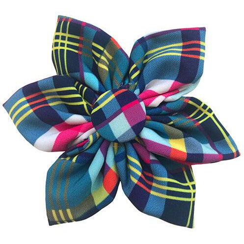 Huxley &amp; Kent - Blue Madras Pinwheel