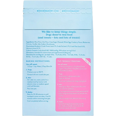 Bocce's Bakery - Birthday Cake Mix 9oz