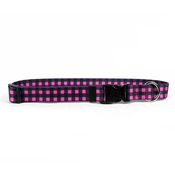 Yellow Dog Design - Pink Buffalo Plaid Collars