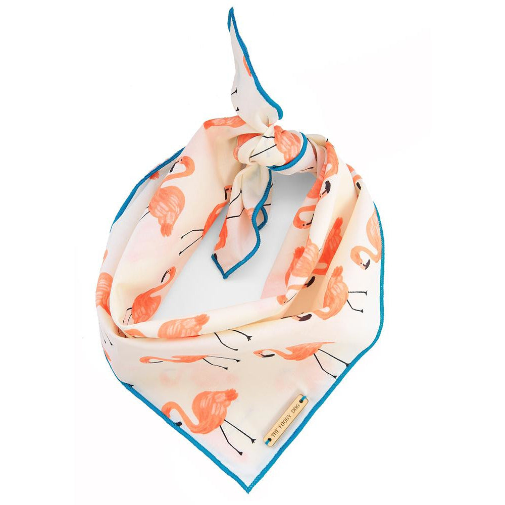 Flamingo dog hot sale bandana