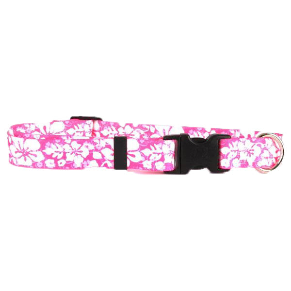 Yellow Dog Design - Island Floral Pink Collar