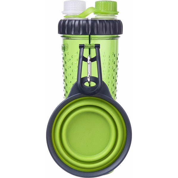 Best Day Ever BPA Free Travel Water Bottle w Snack Compartment, Aqua