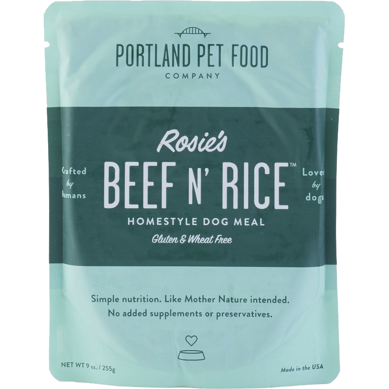 Portland Pet Food Company - Gluten Free Rosie&#39;s Beef N&#39; Rice Meal