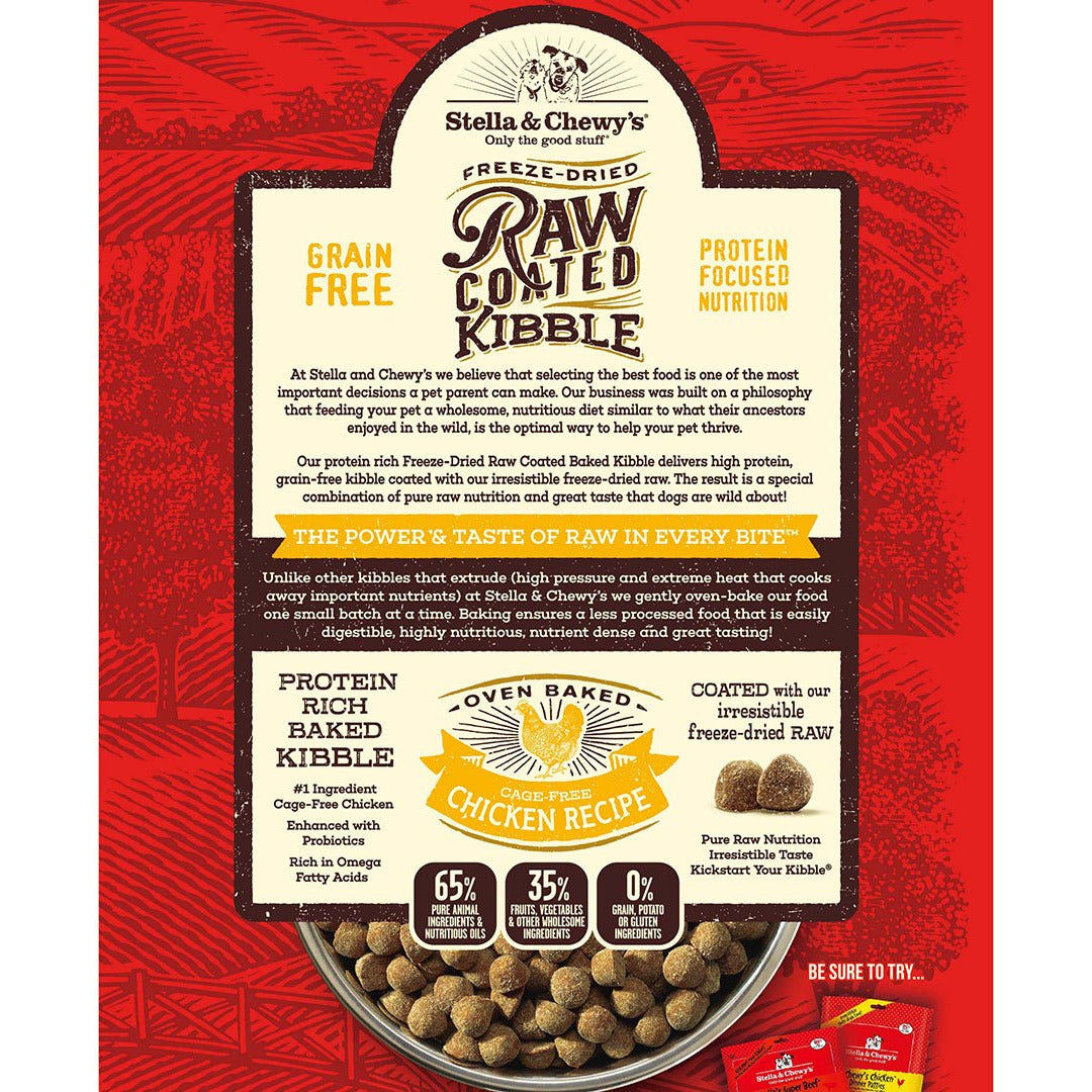 Stella & Chewy's - Raw Coated Kibble, Cage-Free Chicken