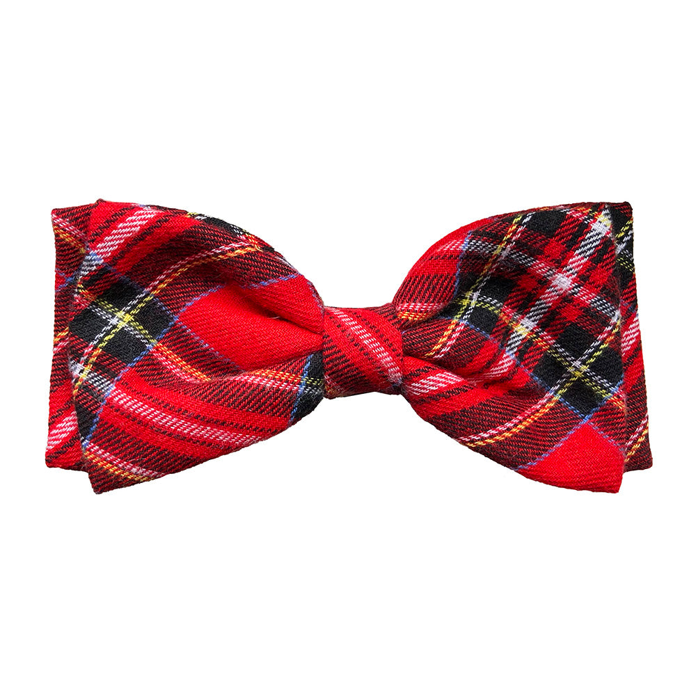 Tartan bow clearance tie for dogs