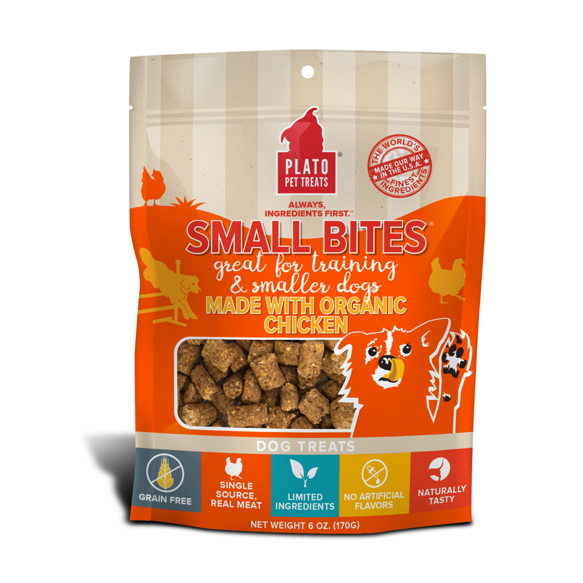 Plato Pet Treats - Chicken Small Bites