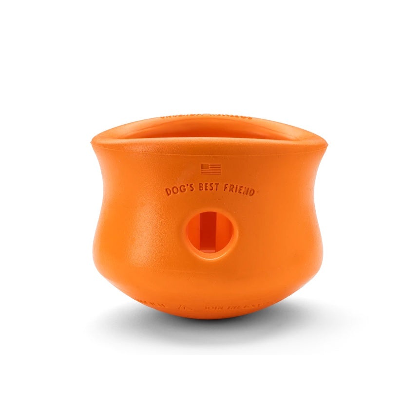 West Paw Toppl Zogo Flex Toy Orange Large