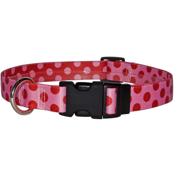 Yellow Dog Design - Valentine Polka Dot Cat Collar