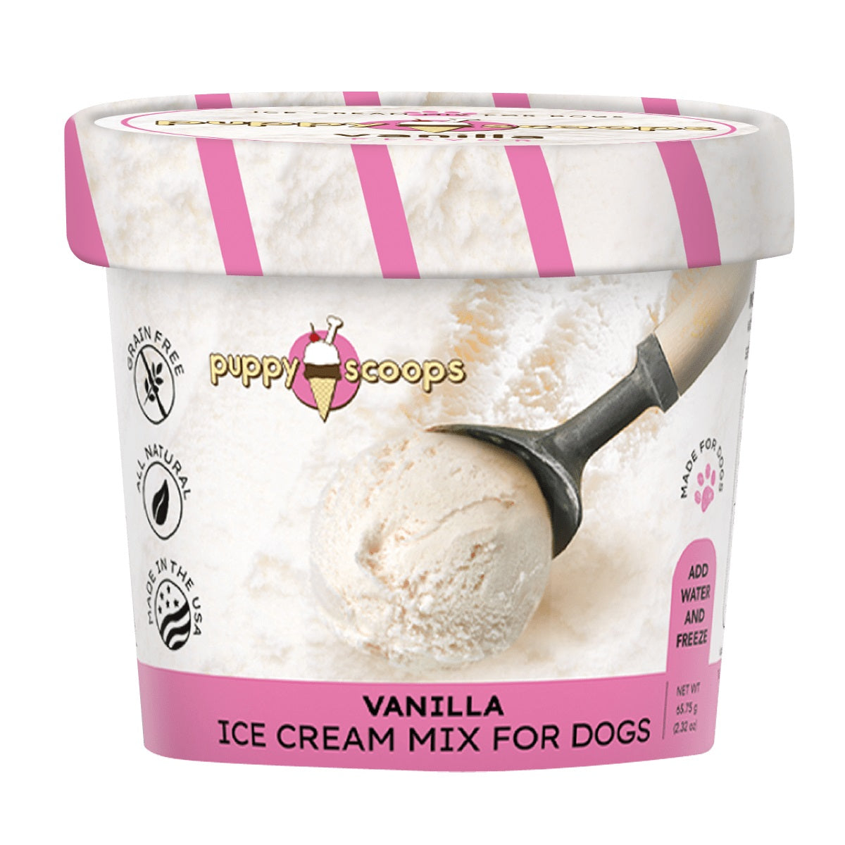 Puppy Scoops - Vanilla Ice Cream Mix for Dogs