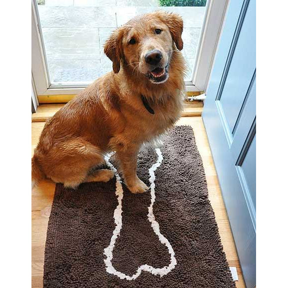 Soggy Doggy - Super Absorbent Doormat, Large, Dark Chocolate