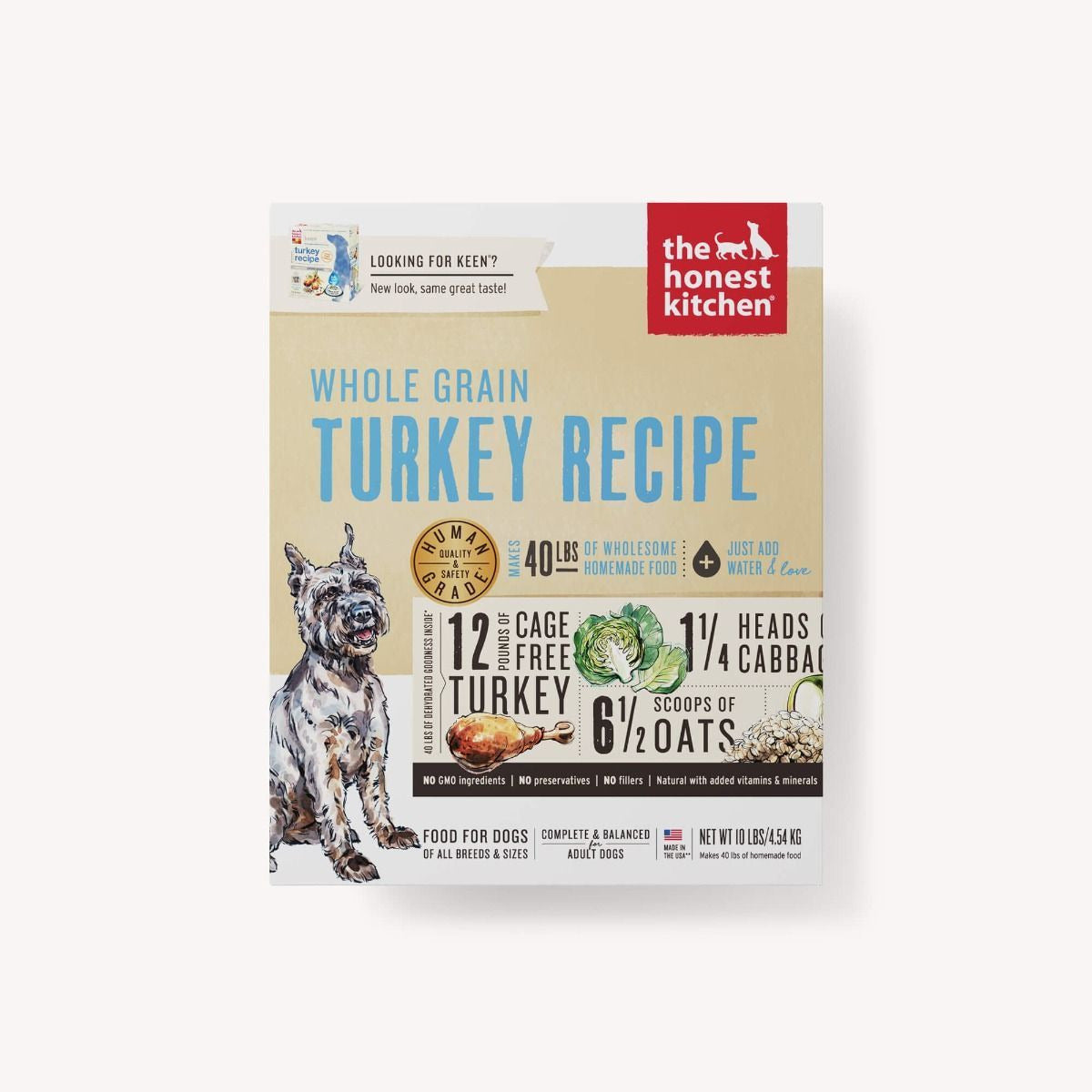 The Honest Kitchen - Whole Grain Turkey Dehydrated - Dog Food