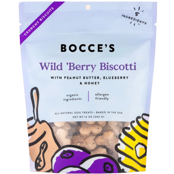 Bocce&#39;s Bakery - Wild Berry Biscotti Biscuits