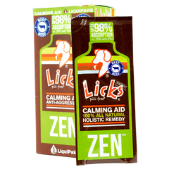 Licks dog zen calming aid supplements shop